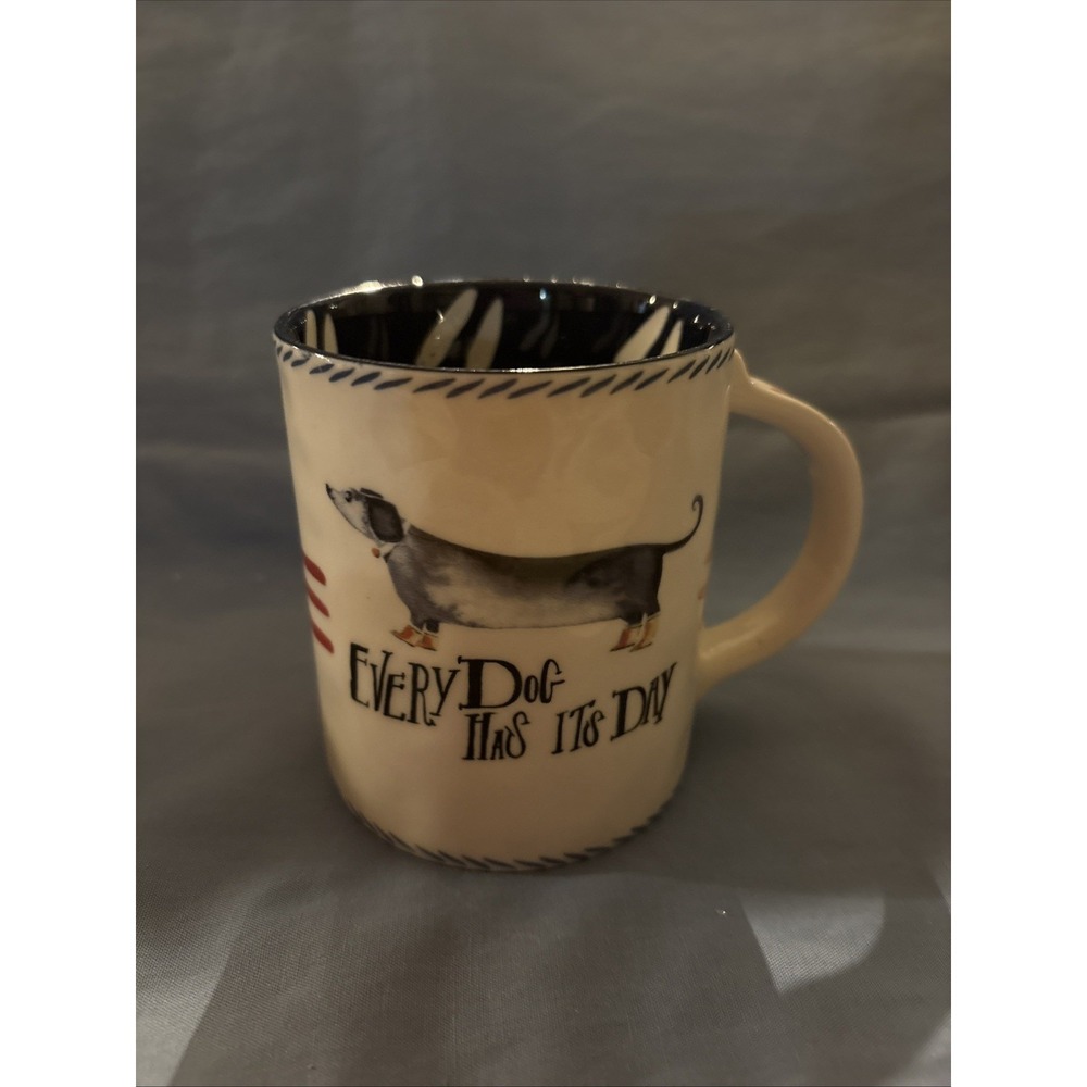 Anthropologie Lucy Eldridge Every Dog Has His Day Coffee Mug